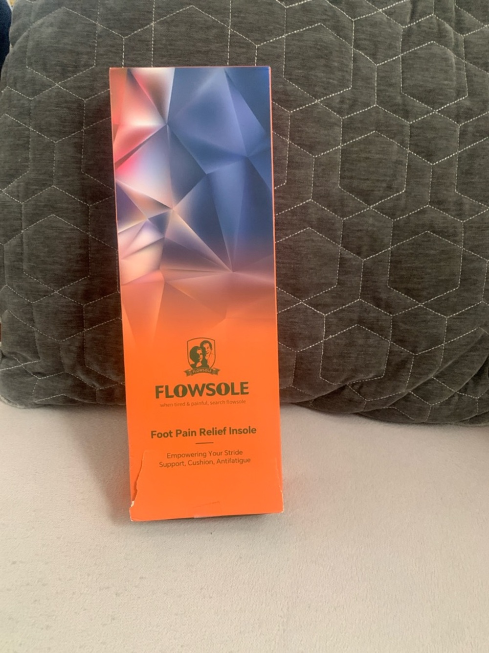 Flowsole Orange Foot Pain Relief Insole - Men